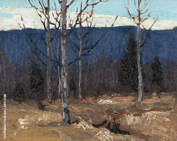 Hillside on Big Cauchon Lake Algonquin Park | Oil Painting Reproduction