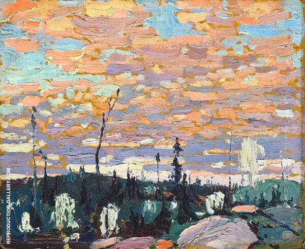 Sunrise by Tom Thomson | Oil Painting Reproduction