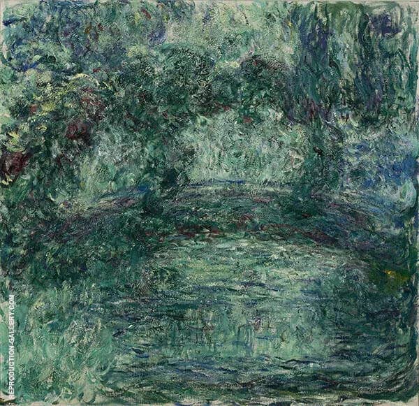 The Japanese Bridge over the Water Lilies Pond in Giverny | Oil Painting Reproduction
