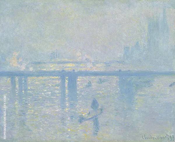 Charing Cross Bridge by Claude Monet | Oil Painting Reproduction