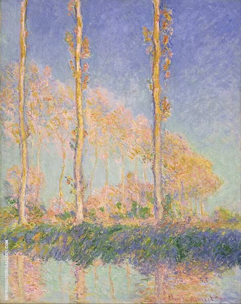 Poplars 1891 by Claude Monet | Oil Painting Reproduction
