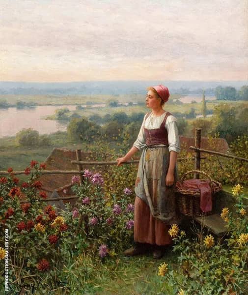 Evening at Chantemesle | Oil Painting Reproduction