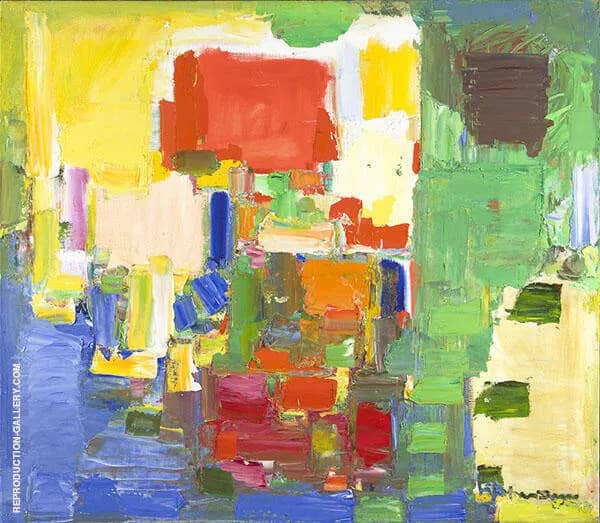 August Light 1957 by Hans Hofmann | Oil Painting Reproduction