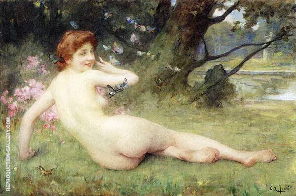 Springtime by Charles Amable Lenoir | Oil Painting Reproduction