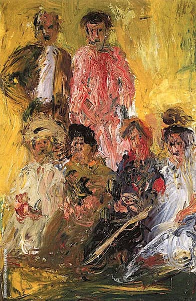 Group Portrait with Schoberg by Richard Gerstl | Oil Painting Reproduction