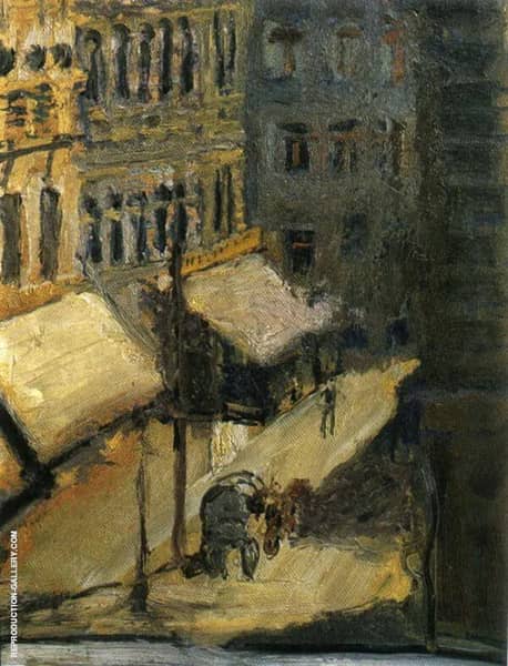 Small Street 1908 by Richard Gerstl | Oil Painting Reproduction