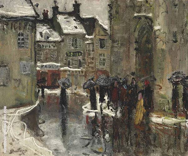 After Mass in Dreux by Pierre Eugene Montezin | Oil Painting Reproduction