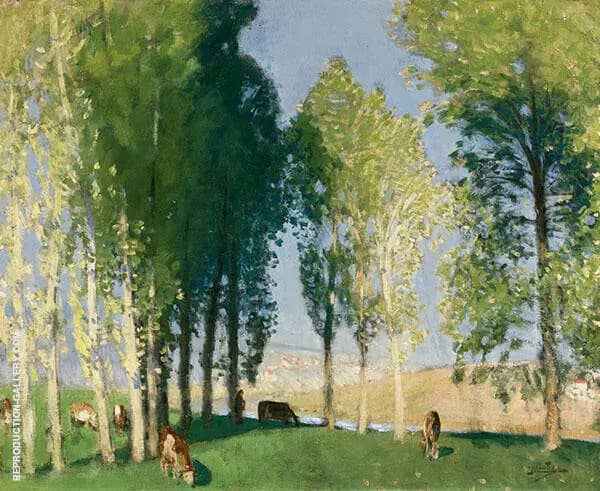 Sous-Bois Ensoleille by Pierre Eugene Montezin | Oil Painting Reproduction