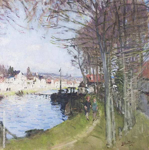The Seine at St. Mammes 1925 | Oil Painting Reproduction