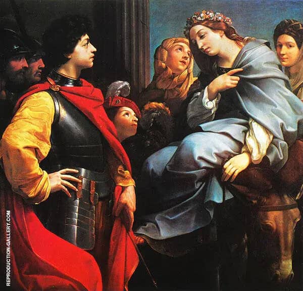 David and Abigail 1615 by Guido Reni | Oil Painting Reproduction