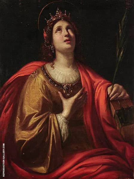 Saint Catherine of Alexandria by Guido Reni | Oil Painting Reproduction