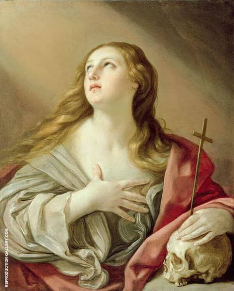 The Penitant Magdalene by Guido Reni | Oil Painting Reproduction