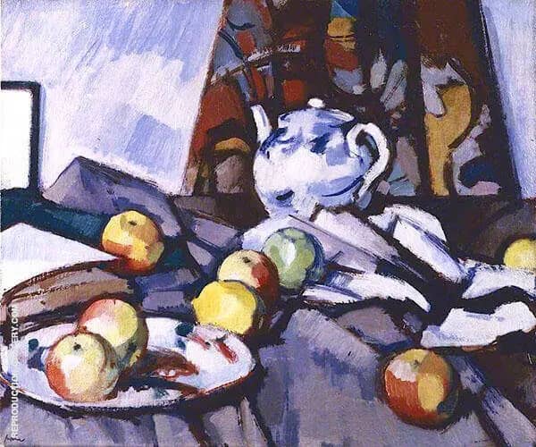 Blue and White Teapot 1917 | Oil Painting Reproduction