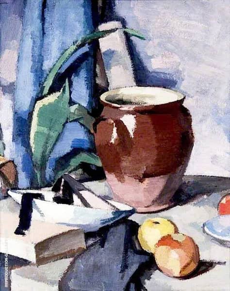 The Brown Crock 1925 by Samuel John Peploe | Oil Painting Reproduction