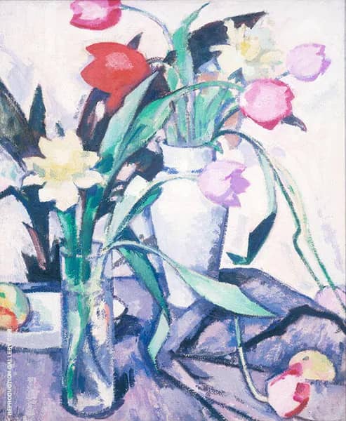 Tulips 1923 by Samuel John Peploe | Oil Painting Reproduction