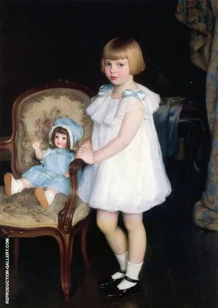 Portrait of Eleanor Anne Schrafft | Oil Painting Reproduction