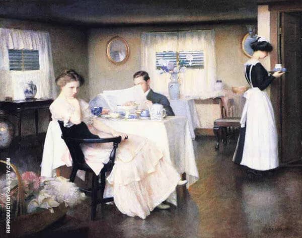 The Breakfast by William Paxton | Oil Painting Reproduction
