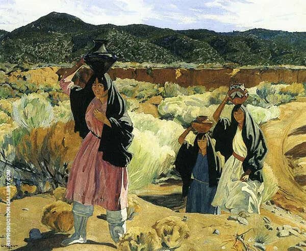 Coming from The Spring 1927 by Walter Ufer | Oil Painting Reproduction