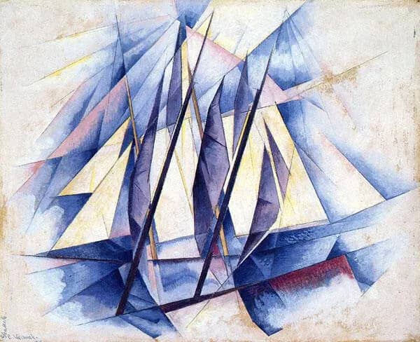 Sails In Two Movements 1919 by Charles Demuth | Oil Painting Reproduction