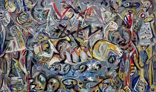 Pasiphae 1948 by Jackson Pollock (Inspired By) | Oil Painting Reproduction