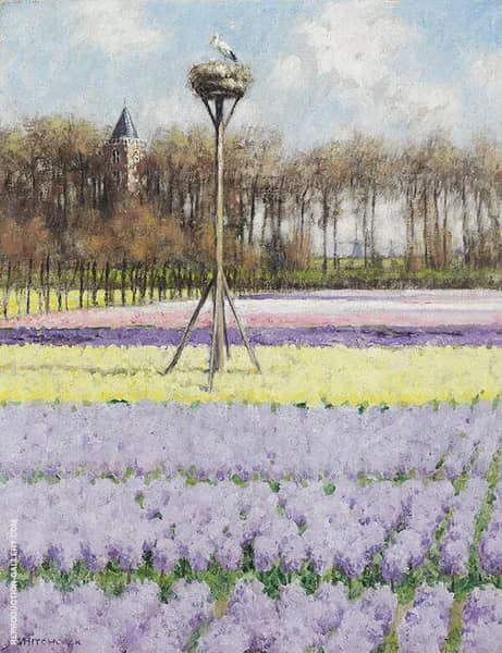 The Storks Nest by George Hitchcock | Oil Painting Reproduction