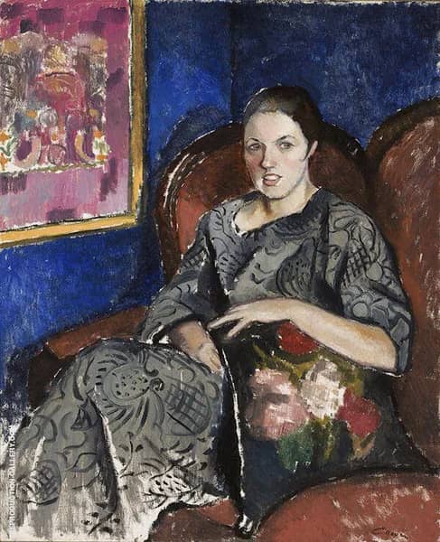 Artist Wife 1925 by Alvar Cawen | Oil Painting Reproduction
