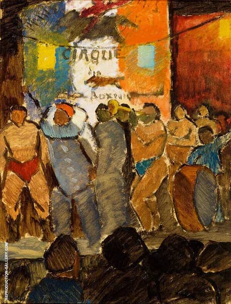 Circus in Paris by Alvar Cawen | Oil Painting Reproduction