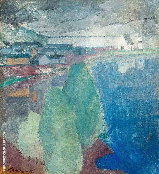 Cloudy Day by Alvar Cawen | Oil Painting Reproduction