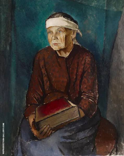 Eeva Stiina 1925 by Alvar Cawen | Oil Painting Reproduction