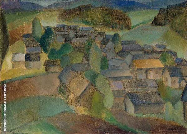 Landscape from France by Alvar Cawen | Oil Painting Reproduction