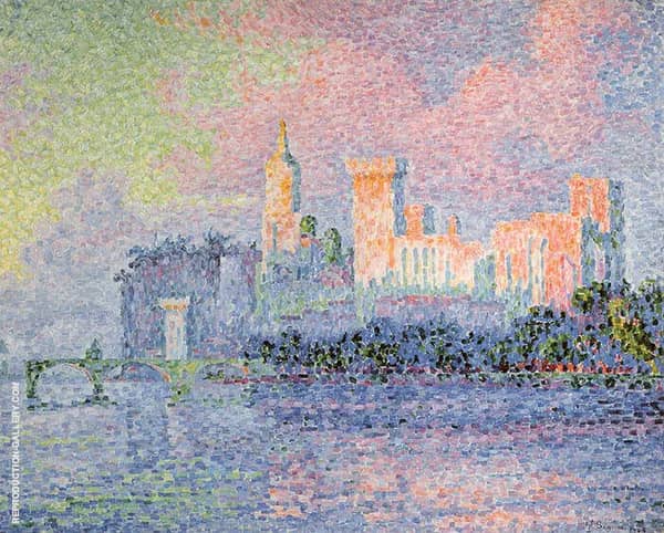 Papal Palace 1900 by Paul Signac | Oil Painting Reproduction