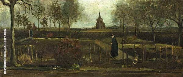 The Parsonage Garden at Nuenen 1884 | Oil Painting Reproduction