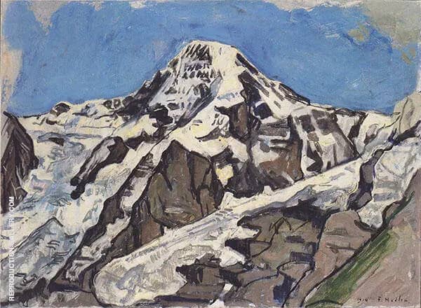 Monch 1914 by Ferdinand Hodler | Oil Painting Reproduction