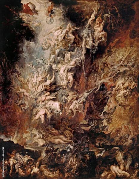 Fall of the Damned c1620 by Peter Paul Rubens | Oil Painting Reproduction