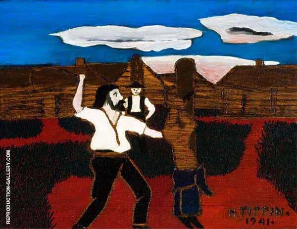 The Whipping by Horace Pippin | Oil Painting Reproduction