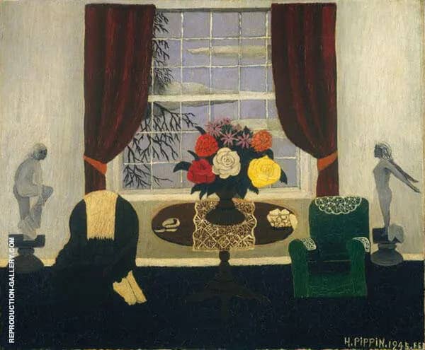 Victorian Interior I 1945 by Horace Pippin | Oil Painting Reproduction