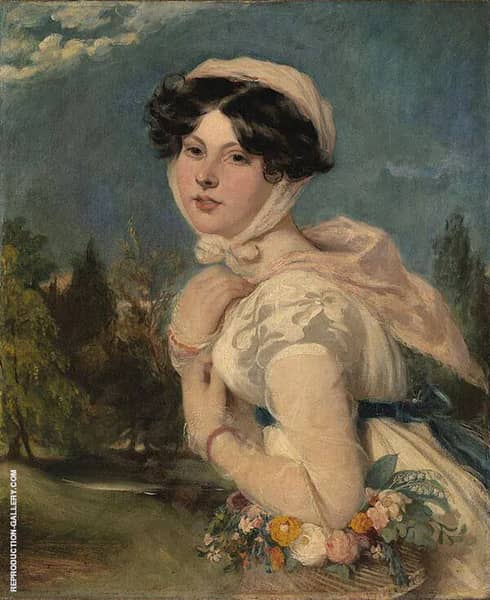 Miss Mary Arabella Jay 1819 by William Etty | Oil Painting Reproduction