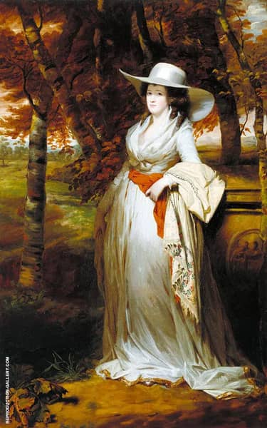 Mrs Downey 1787 by Sir Henry Raeburn | Oil Painting Reproduction