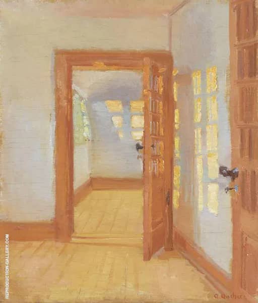 House Interior 1918 by Anna Ancher | Oil Painting Reproduction