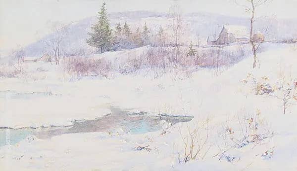 Snow and Open Waters 1898 | Oil Painting Reproduction