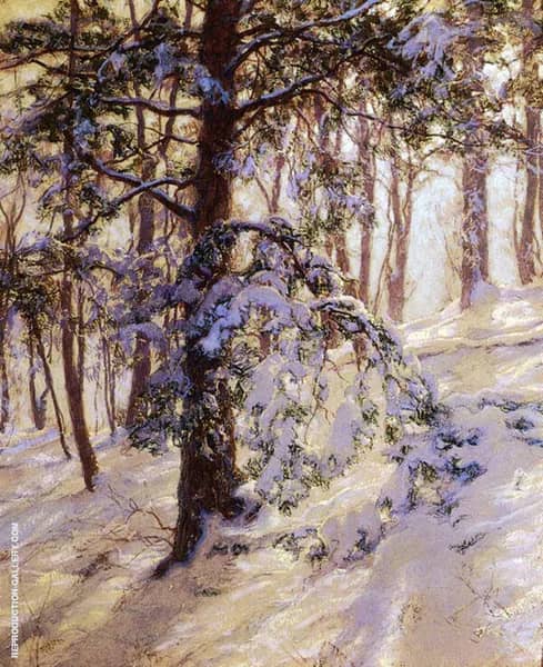 The Bent Branch by Walter Launt Palmer | Oil Painting Reproduction