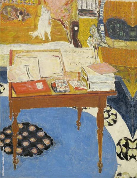 Work Table by Pierre Bonnard | Oil Painting Reproduction