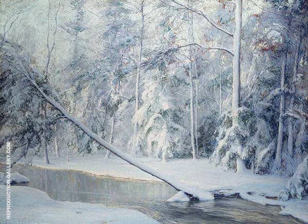 The Leaning Tree by Walter Launt Palmer | Oil Painting Reproduction