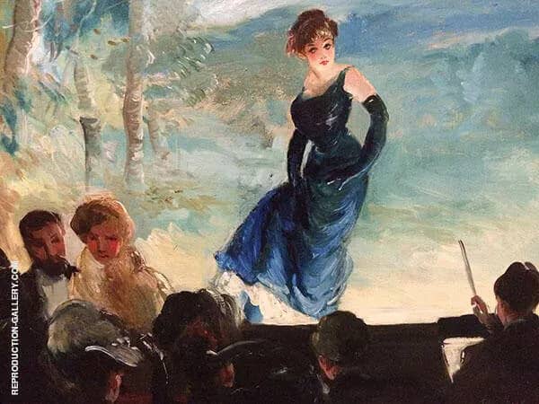 Concert Stage by Everett Shinn | Oil Painting Reproduction