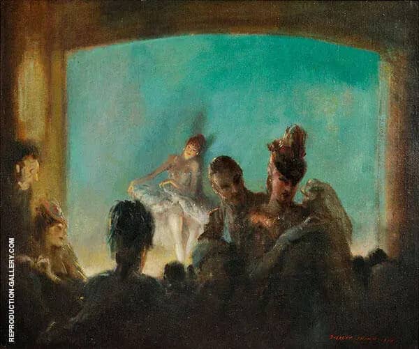 Paris Theatre by Everett Shinn | Oil Painting Reproduction