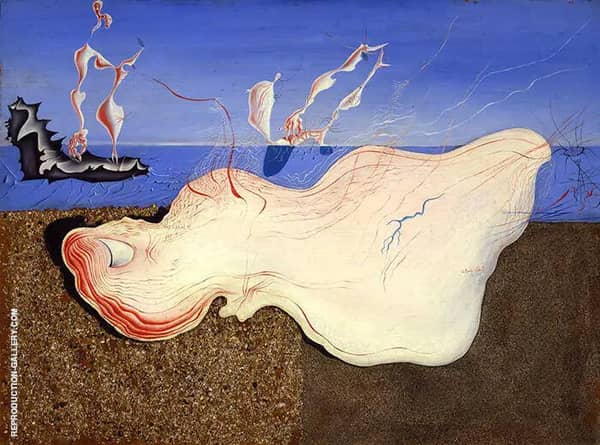 The Bather 1928 by Salvador Dali | Oil Painting Reproduction