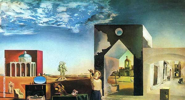 Suburbs of a Paranoiac Critical-Town, Afternoon on the Outskirts of European History 1936 | Oil Painting Reproduction