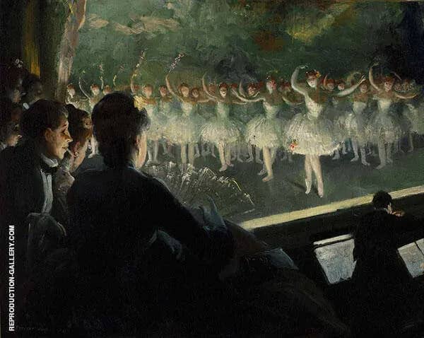 The White Ballet 1904 by Everett Shinn | Oil Painting Reproduction