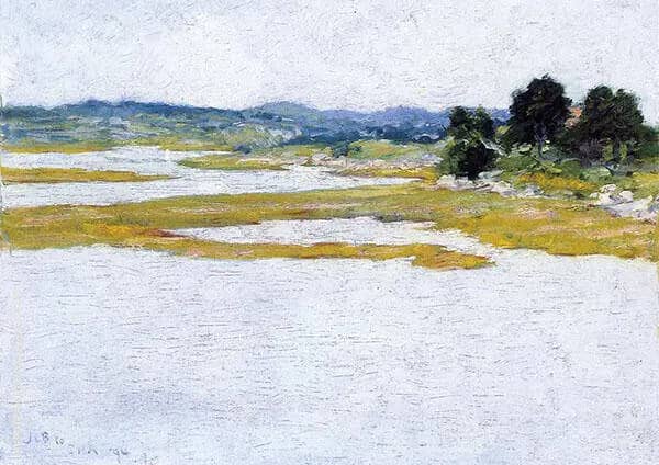 Wetlands 1894 by John Leslie Breck | Oil Painting Reproduction