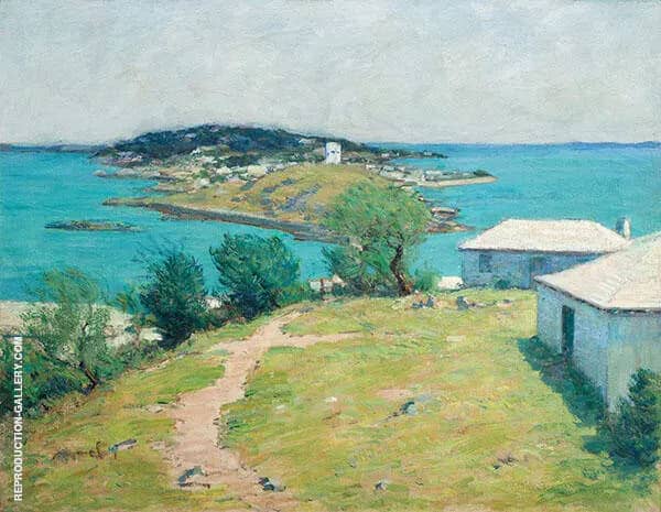 Looking Towards The Dockyard from Somerset | Oil Painting Reproduction